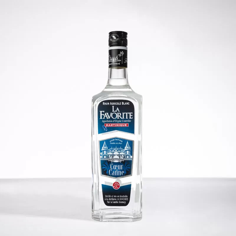 Rhum Blanc - Coeur de canne - 50 ° - Distillerie La Favorite - 70 cl